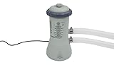 Intex Krystal Clear Cartridge Filter Pump - Pool Kartuschenfilteranlage - Grau - 900 L/H, 18.8 x 19.4 x 35.4 cm