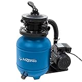 Miganeo® Sandfilteranlage Speedclean 7000 mit integrierter Zeitschaltuhr blau inkl. Filterballs 403992