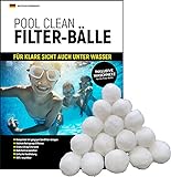 IBR Pool Clean Filterballs inkl. Waschnetz, Filterbälle für Sandfilteranlagen zur professionellen Schwimmbad- und Poolreinigung, 700g aus Deutschland